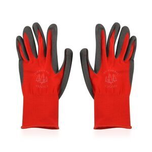 Garden Gloves Red and Gray